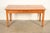 An exceptional antique Mission or Arts & Crafts period quarter sawn oak writing desk or library table In the Manner of...