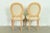 Baker Furniture French Regency Louis XVI Cream and Pink Lacquered Side Chairs or Dining Chairs, Pair For Sale - Image 11 of 14