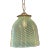 Mid-Century Murano Opalescent Glass Hanging Pendant Light. For Sale