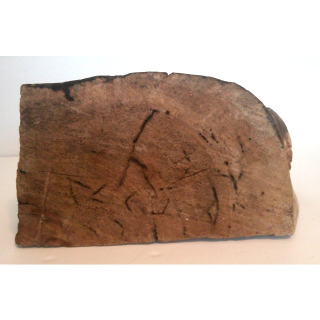 Hand-Carved Head of Jesus Christ Tree Head Bust Artistic Brutalist For Sale - Image 9 of 11