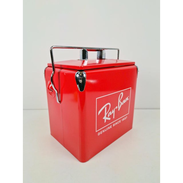 Ray Ban Coolbox with Build in Bottle Opener, 1990s, in Flawless conditions. Designed 1990 to 1999 This piece has an...