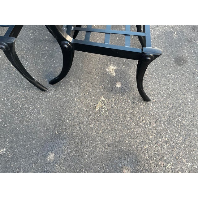 Modern Mid-Century Style Klismos Patio Dining Chairs - 8 For Sale - Image 16 of 16