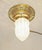 Gold Art Nouveau Brass Ceiling Lamp, 1890s For Sale - Image 8 of 8