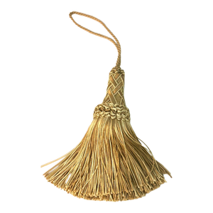 Samuel & Sons Gold Melange Orsay Silk Key Tassel