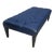 Lee Industries Blue Tufted Bench For Sale