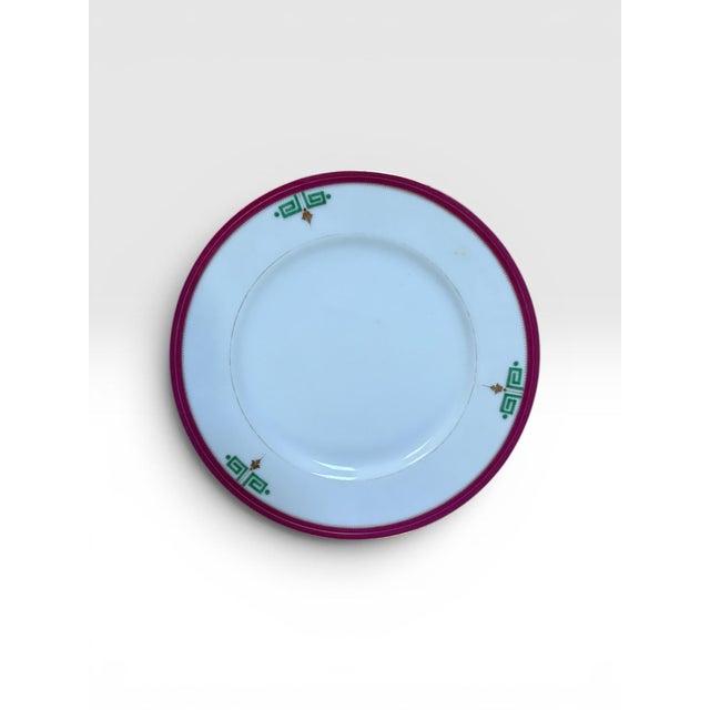 Antique Richard Briggs Boston Neoclassical Dessert Service With Gold Gilt Eight-Piece Set For Sale - Image 11 of 18