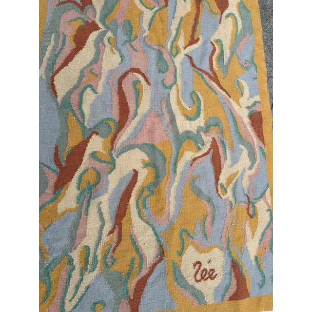 French Modern Tapestry by Nee, 1970s For Sale - Image 14 of 16
