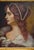 Italian Antique Signed J.Bovgvereau Oil Painting on Canvas Portrait of a Woman For Sale - Image 3 of 13
