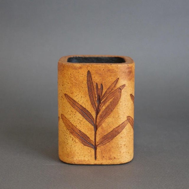 Vintage Stoneware Receptacle by Raymonde Leduc, 1960s For Sale - Image 4 of 8