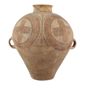 Chinese Painted Ovoid Pottery Jar, Machang Period #6