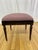 Vintage Vanity Bench Newly Upholstered For Sale - Image 4 of 5