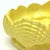 Vintage Lemon Yellow Ceramic Seashell Bowl For Sale - Image 9 of 12