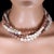 2020s Ajd 18 Inch Four Strand Necklace of Multi Color Faceted Moonstone For Sale - Image 5 of 5
