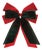 Double Bow Ornament (Set of 2) For Sale