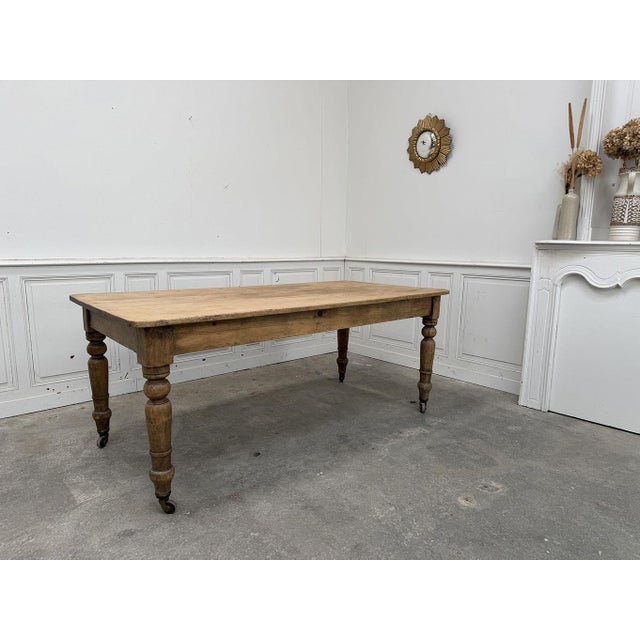 Drapers Table in Fir, 1920s For Sale - Image 9 of 9