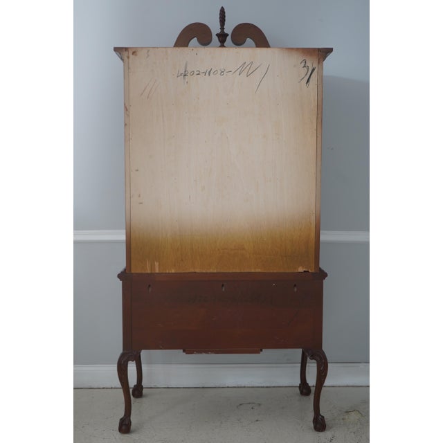 Craftique Chippendale Ball & Claw Mahogany Highboy For Sale - Image 16 of 16