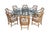 Mid-Century Modern McGuire Mid Century Modern Octagonal Bamboo Dining Table & 8 Target Back Chairs For Sale - Image 3 of 18