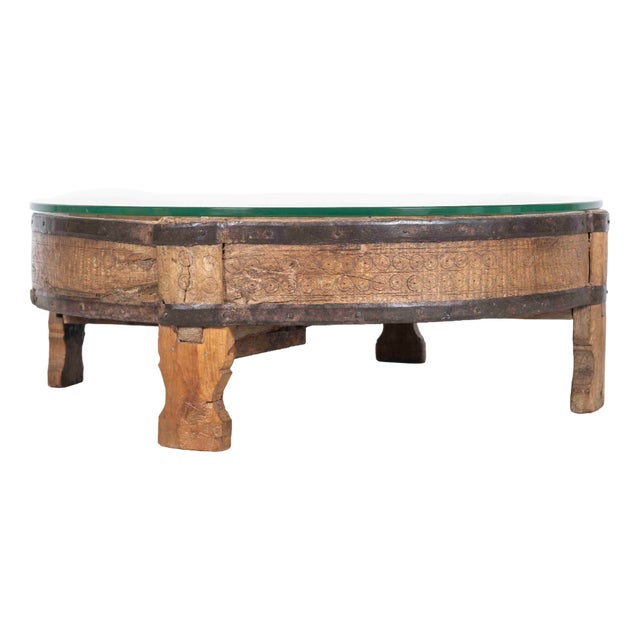 Indian Chakki Coffee Table For Sale