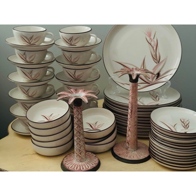 Mid 20th Century California Winfield Ware Handcrafted Dining Set - 59 Pieces For Sale - Image 11 of 12