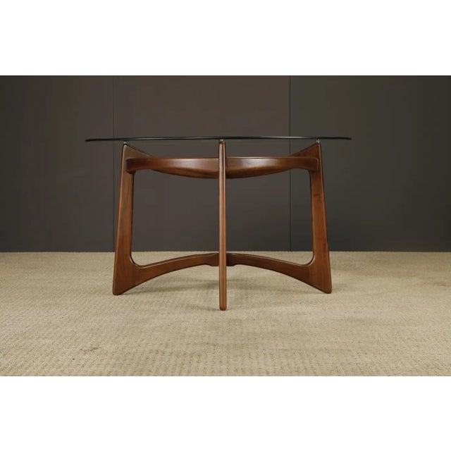 Adrian Pearsall for Craft Associates 'Compass' Dining Table in Walnut, 1960s For Sale - Image 13 of 18