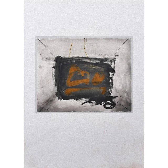 Still Life is a vintage offset print after Antoni Tàpies, printed on hand made paper. It is one of the prints belonging to...