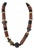 Vintage 1990s Artist Made Tribal Bauxite Pottery Beaded Necklace For Sale