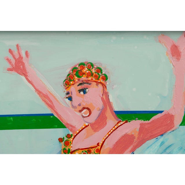 Contemporary "Make a Splash", Large-Scale Figurative Abstract With Swimmer in Pool by Marc Foster Grant For Sale - Image 3 of 8