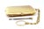 2-Tone Gold Toiletry Box with Diagonal Stripes, Sun Engraved Lid and Mirror For Sale - Image 10 of 12