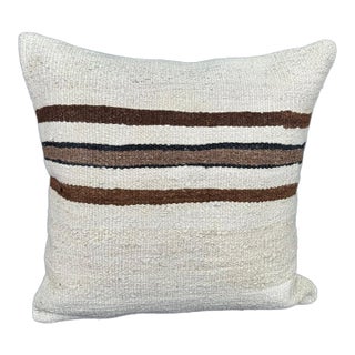 Turkish Hemp Pillow Cushion Natural Beige Brown Cushion Cover 20x20 For Sale