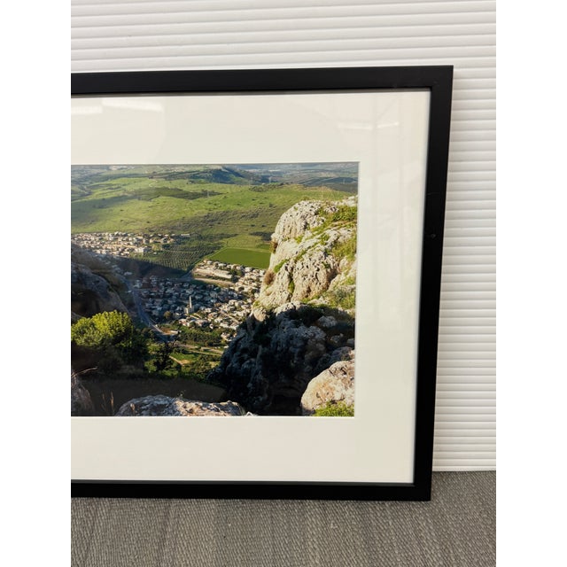 Green Israel Mount Arbel in the Lower Galilee Region Photograph, Framed For Sale - Image 8 of 12