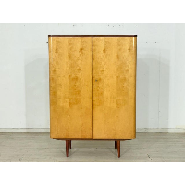 Stylish Mid-Century Wardrobe / 1960s Linen Closet / Vintage Wardrobe For Sale - Image 11 of 11