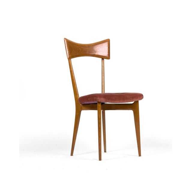 Wood Vintage Dining Chairs by Ico Parisi for Ariberto Colombo, 1960s, Set of 6 For Sale - Image 7 of 16