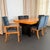 This midcentury Modernist extension dining set was designed by Milo Baughman for Thayer Coggin. The set features an...