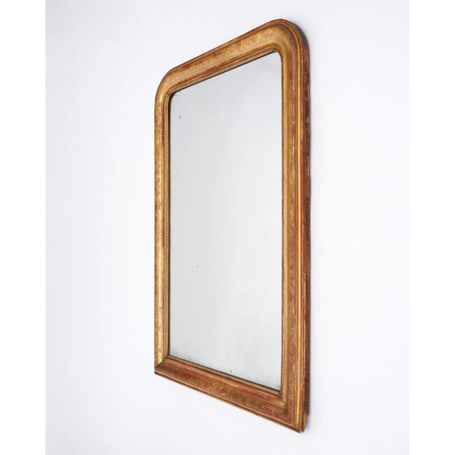 Wood Louis Philippe Period Mirror For Sale - Image 7 of 9