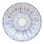 19th Century English Wedgwood Blue & White Pearlware Sunflower Plate For Sale