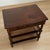 Pair of Antique British Colonial Rosewood Three Tiered Stands For Sale - Image 10 of 18