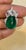 9 Ct Finest Zambian Sugar Loaf Pear Shape Emerald & 2 Ct Rose Cut Diamond Ring, Size 7, is a classic piece of jewelry...