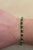 Green 12 Ct Natural Brazilian Emerald & Diamond Tennis Bracelet 14 Karat Yellow Gold For Sale - Image 8 of 8