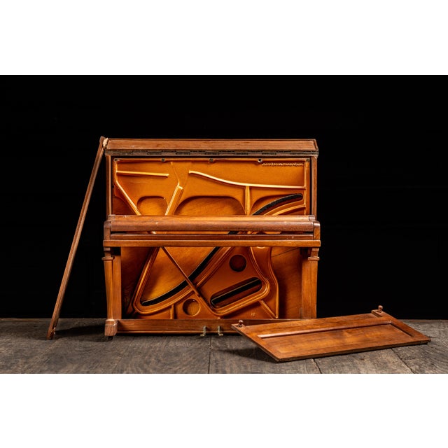 Wood Early 20th Century John Broadwood & Sons Upright Piano Salesman Sample For Sale - Image 7 of 9