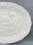Classic, vintage white ceramic turkey platter featuring a beautifully embossed turkey surrounded by a border of fruits,...