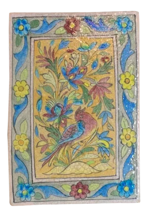 Vintage Ceramic Persian Tile