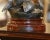 Striking in scale and exceptionally detailed, this antique French sculpture depicts Jeanne d’Arc (Joan of Arc) in full...