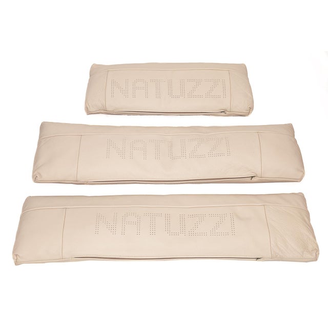 Leather Sofa and Lounge Chair from Natuzzi, 1990s, Set of 2 For Sale - Image 13 of 16