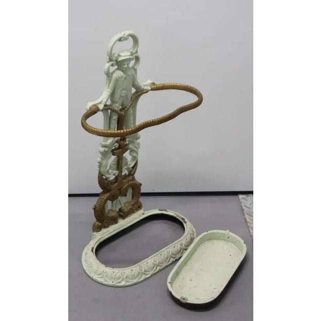 French Cast Iron Umbrella Holder, 1950s For Sale - Image 12 of 13
