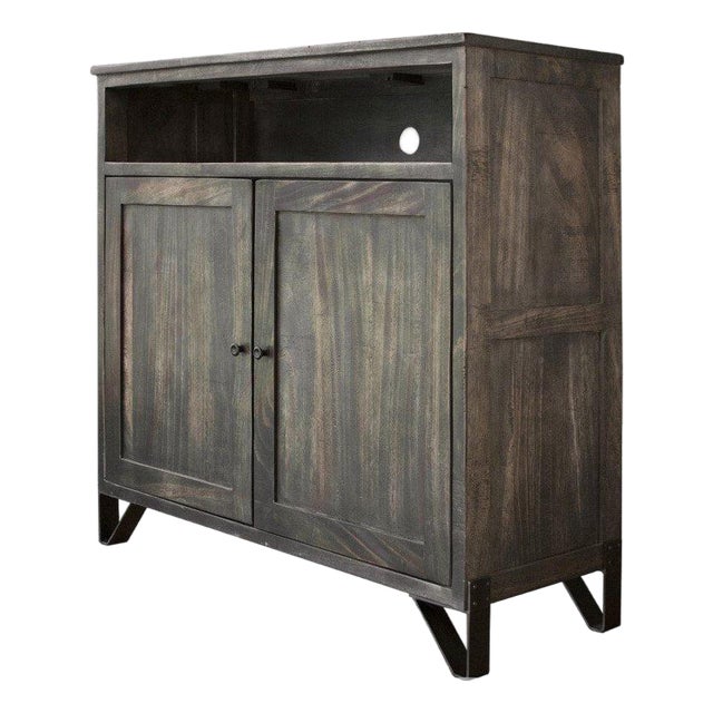 Sawyer Parota Wood 2 Door Tv Stand / Bedroom Chest For Sale
