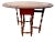 Gorgeous Hand Carved Antique Oval Gate Leg Kitchen Table with Drop side Leaves, Solid Mahogany, Barley Twist Legs. 28"...