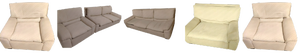 Living Room Sofas from Martini Italia, 1990, Set of 6