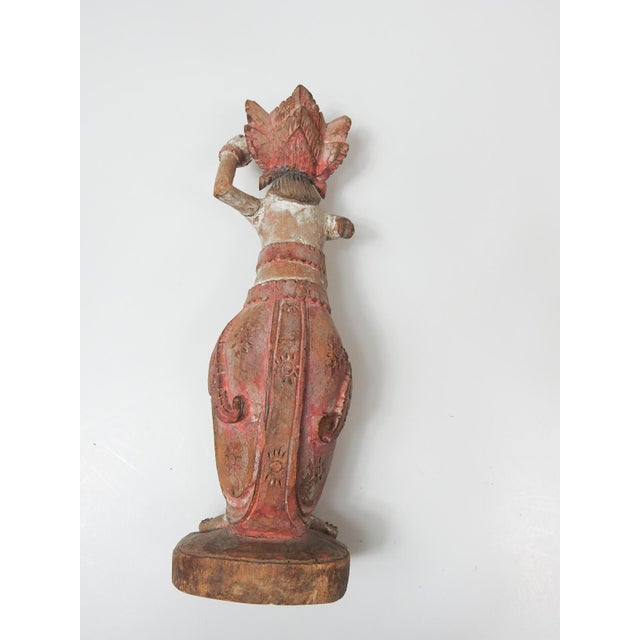 Late 19th Century Hand Carved Sculpture Southeast Asia Figure For Sale In Seattle - Image 6 of 8