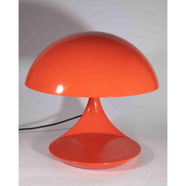 1960s Red Cobra Table Lamp by Elio Martinelli, Italy, 1960 For Sale - Image 5 of 7