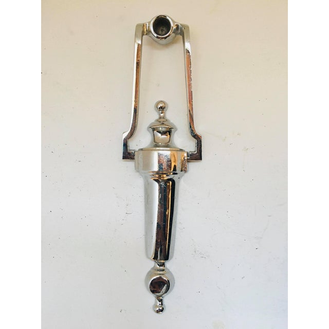 Traditional Designed Door Knocker in a Chrome finish.